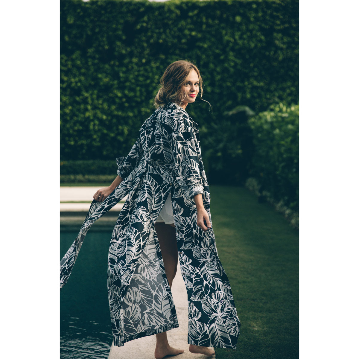 Hanalei Shirt Dress - Black