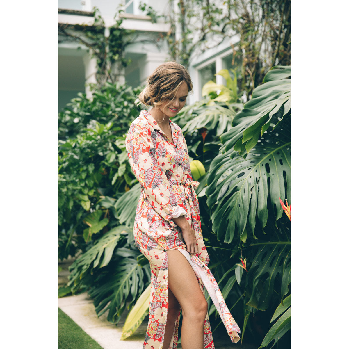 Kaimuki Shirt Dress - Pink