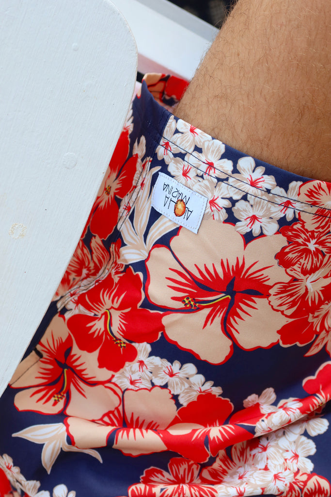 Waimea Volley Short - Blue/Red