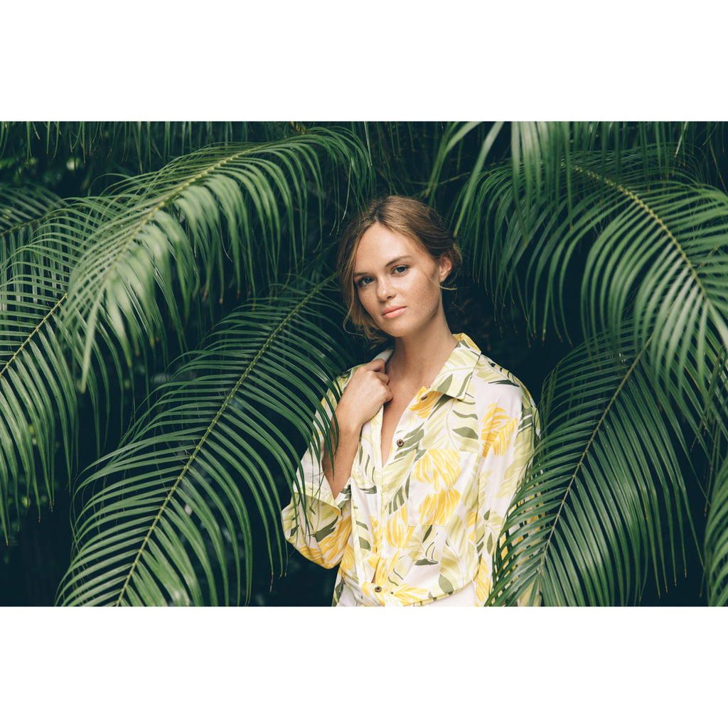 Hanalei Shirt Dress - White
