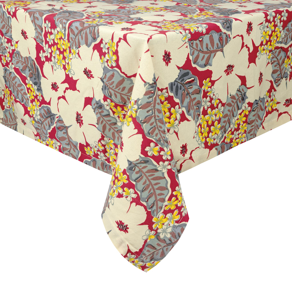 Rectangular Tablecloth - Kaimuki Red