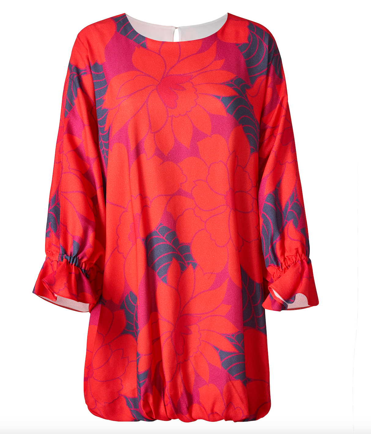 Paia Puffer Dress - Red