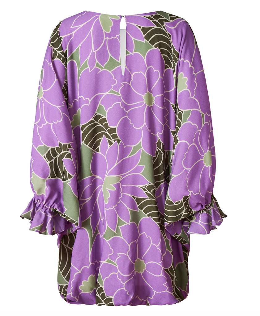Paia Puffer Dress - Purple