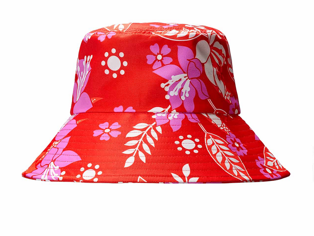 Hale'iwa Red Bucket Hat