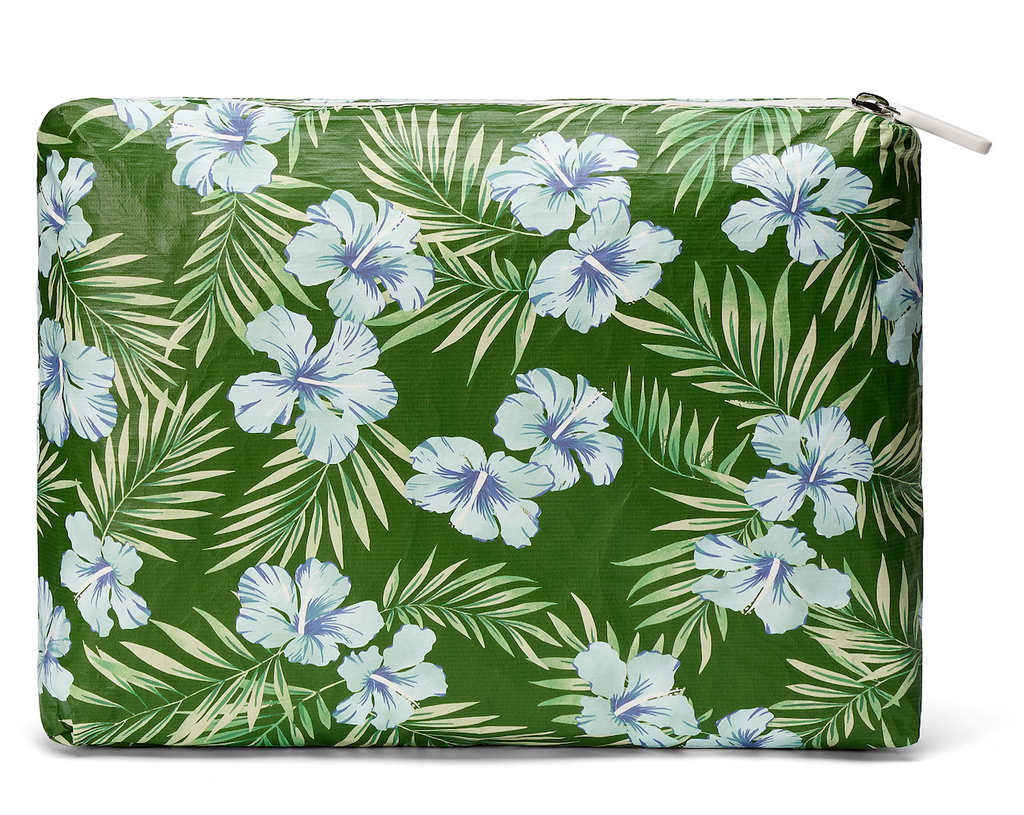 Hana Green Medium Tyvek Pouch