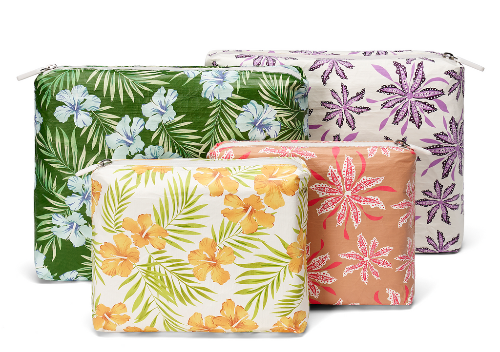 Hana Green Medium Tyvek Pouch
