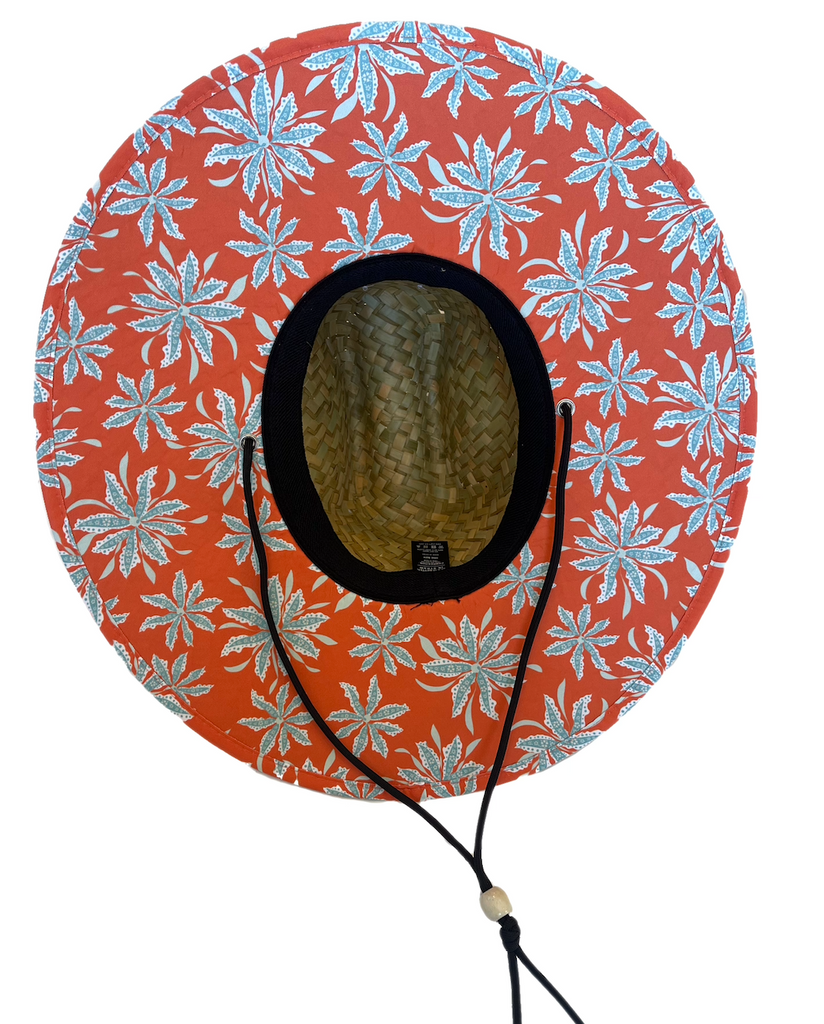 Life is Better in a Straw Hat - Naupaka Orange